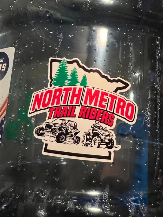 North Metro Trail Riders - White Background 6 Piece