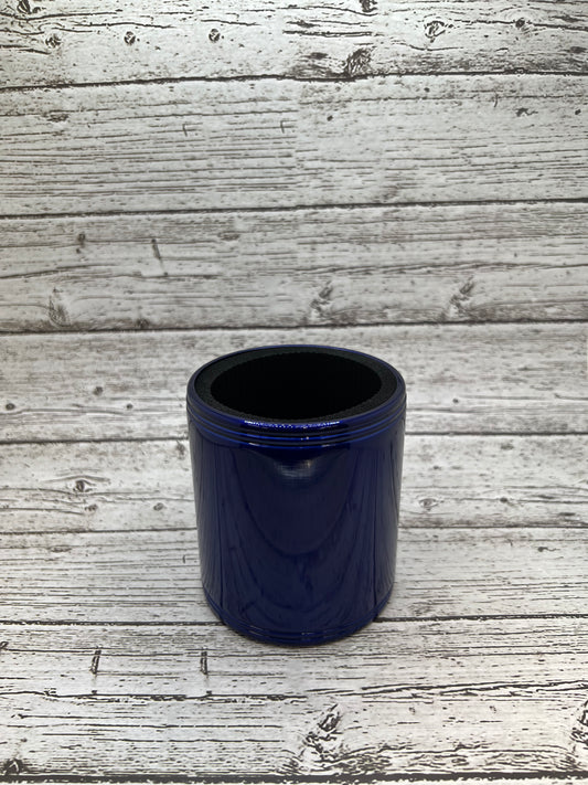 Blue Stainless Steel Beverage Holder Engraveable