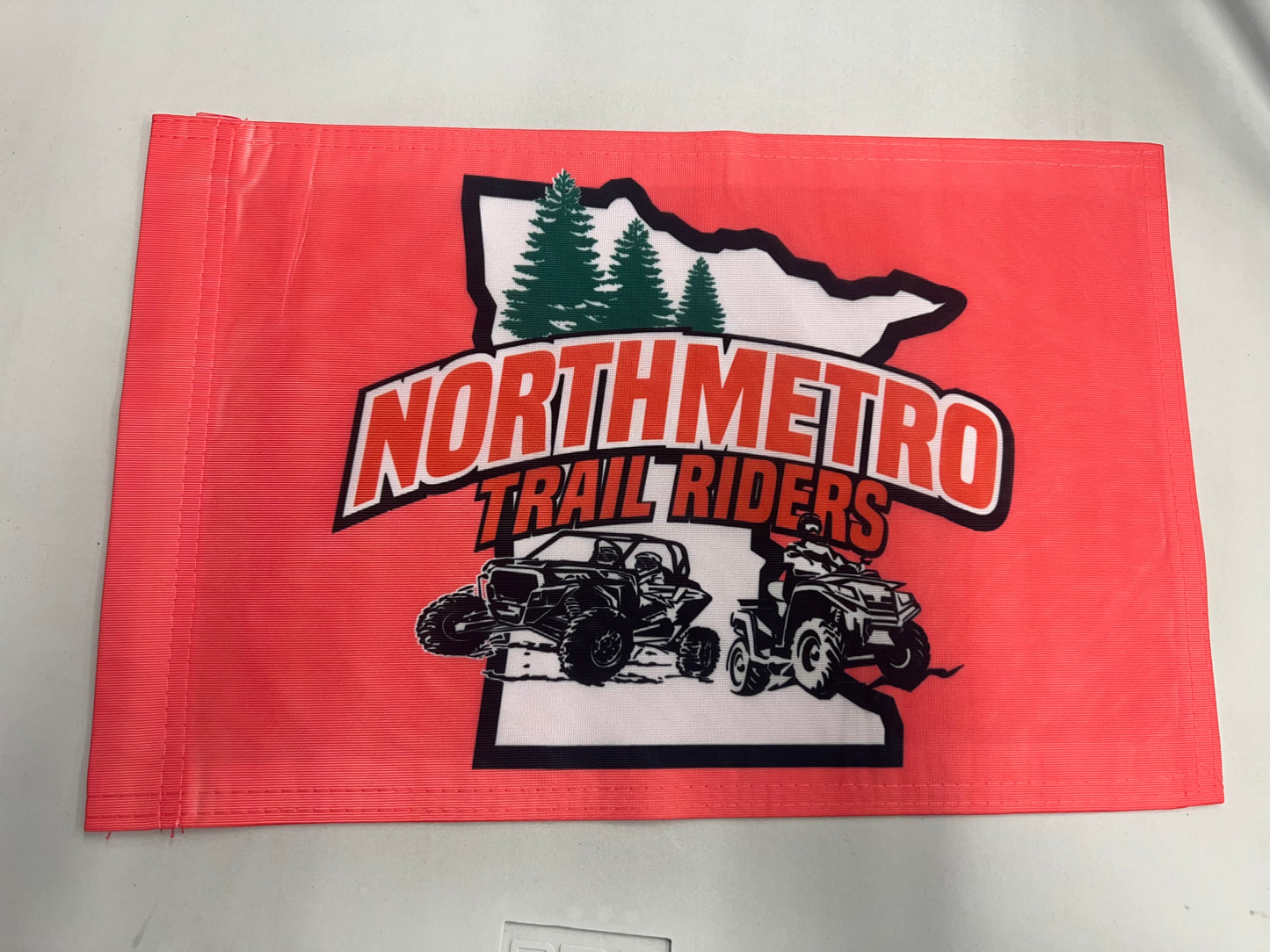 North Metro Trail Riders Flag - Left Whip