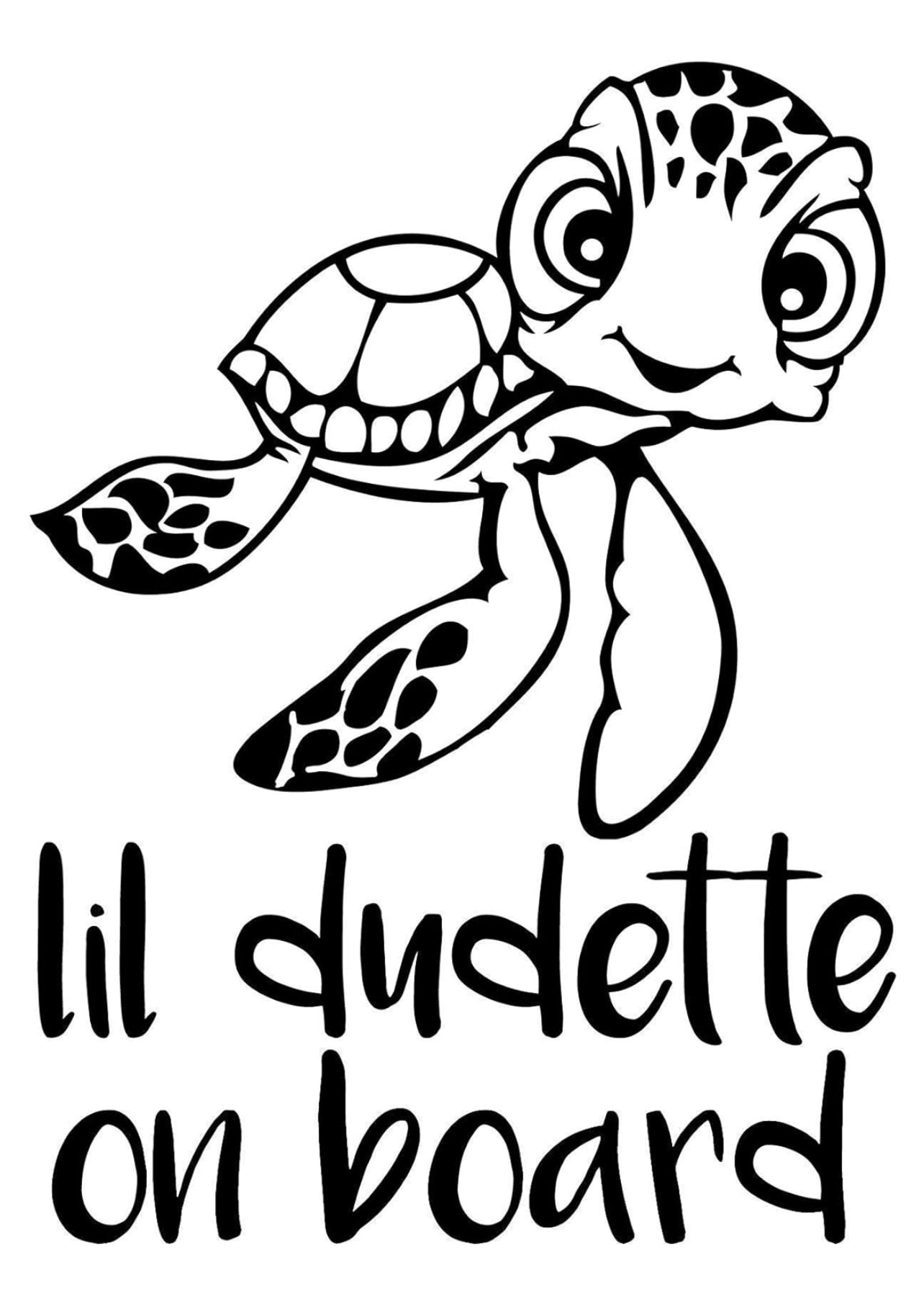 Lil Dudette On Board