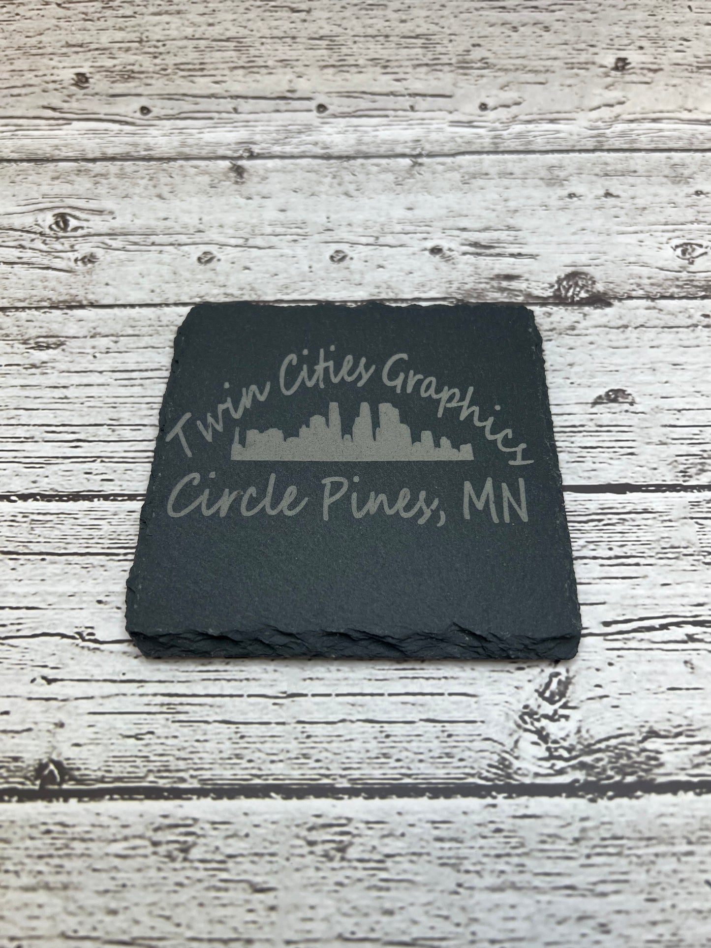 Stone Coaster - Set Of 6 Laser Engraved