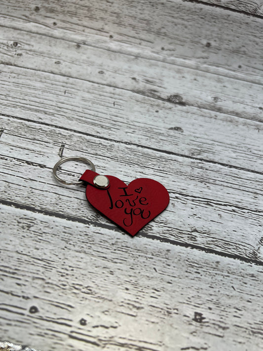 Heart Keychain - Custom Engraved
