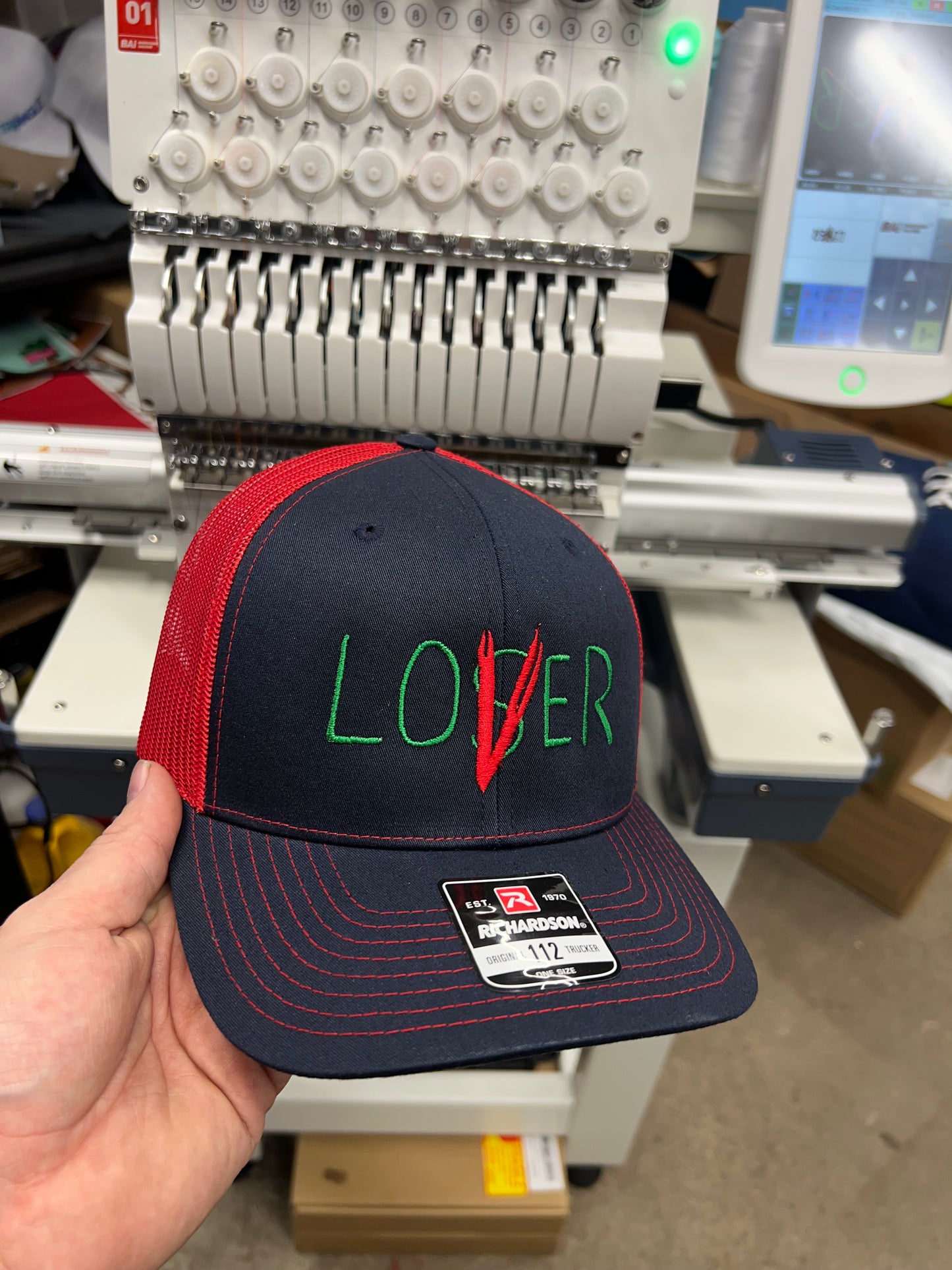 Lover/Loser Embroidered Hat