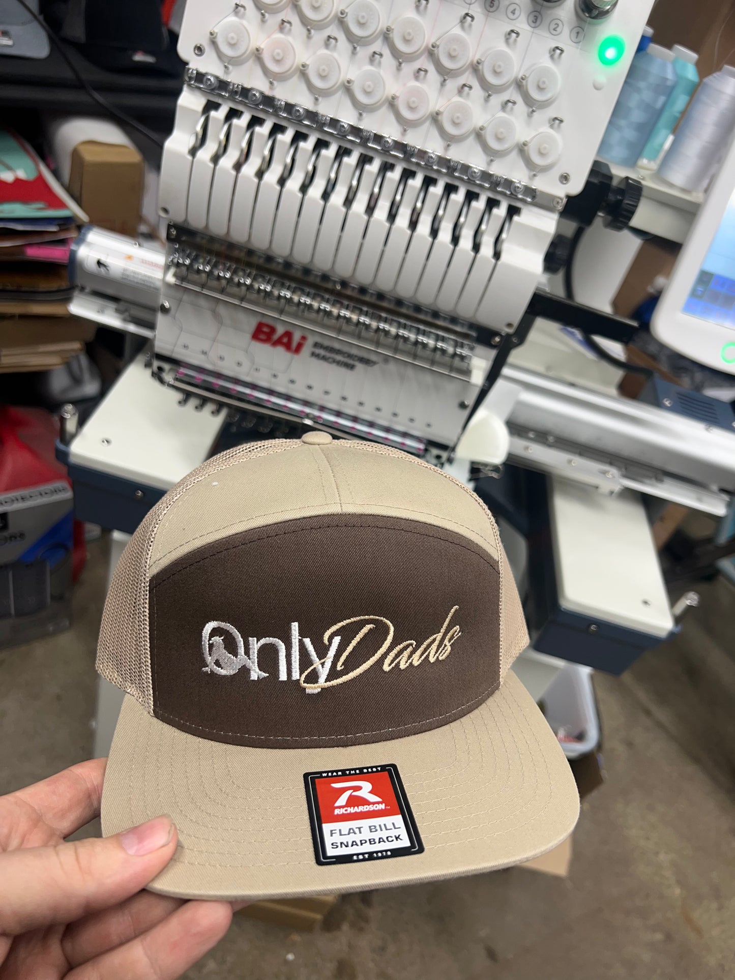 OnlyDads Cowboy Edition Embroidered Hat Brown/Tan