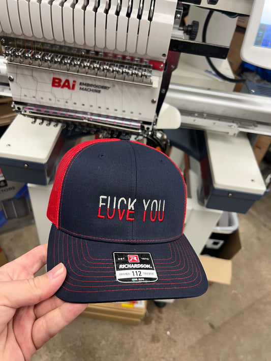 F*uck You/Love You Embroidered Hat