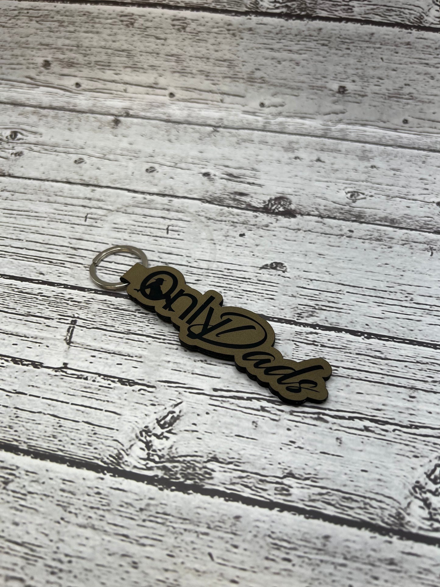 OnlyDads Cowboy Keychain - Engraved